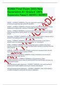 NU664 Final Exam 2023 New Generation A&plus; Graded 100&percnt; Topscore Pass&excl;&excl;&excl; NEW&excl;&excl;&excl; NEW&excl;&excl;&excl;