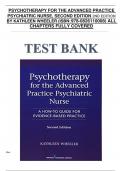 PSYCHOTHERAPY FOR THE ADVANCED PRACTICE  PSYCHIATRIC NURSE, SECOND EDITION 2ND EDITION BY KATHLEEN WHEELER (ISBN:978-0826110008) ALL  CHAPTERS FULLY COVERED