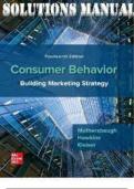  Consumer Behavior Building Marketing Strategy 14th Edition by David Mothersbaugh, D Test Bank