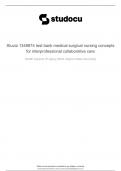 Test Bank - Timby's Introductory Medical-Surgical Nursing, 13th Edition (Donnelly-Moreno, 2023), Chapter 1-72 | All Chapters