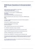 D430 Exam Questions & Answers&lpar;rated A&plus;&rpar;