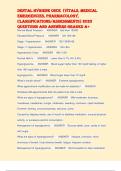 Dental Hygiene OSCe &lpar;VitalS&comma; MeDiCal  eMergenCieS&comma; PHarMaCOlOgy&comma;  ClaSSifiCatiOnS&sol;aSSeSSMentS&rpar; 2023  QUeStiOnS anD anSWerS graDeD a&plus; 
