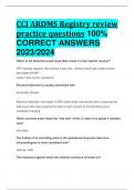 BEST CCI EXAM BUNDLE 2024&sol;2025 GUARANTEED PASS 
