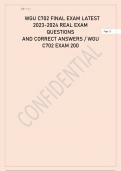 WGU C702 FINAL EXAM LATEST 200 QUESTIONS AND ANSWERS 2023 2024.