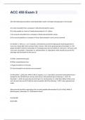 ACC 455 Exam 3 questions with correct answers