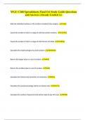WGU C268 Bundle&vert; Spreadsheets  Exams&vert; All Questions with Correct Answers Latest Update  Graded A&plus;