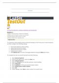 LabSim TestOut Client Pro Final Exam PREP  | Verified | Guaranteed Success | 89 Pages