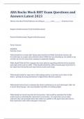 ABA Rocks Mock RBT Exam Questions and Answers Latest 2023