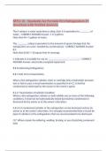 NFPA 10 - Standards for Portable Fire Extinguishers 29 Questions with Verified Answers,100% CORRECT