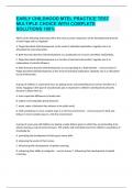 EARLY CHILDHOOD MTEL PRACTICE TEST MULTIPLE CHOICE WITH COMPLETE SOLUTIONS 100&percnt;