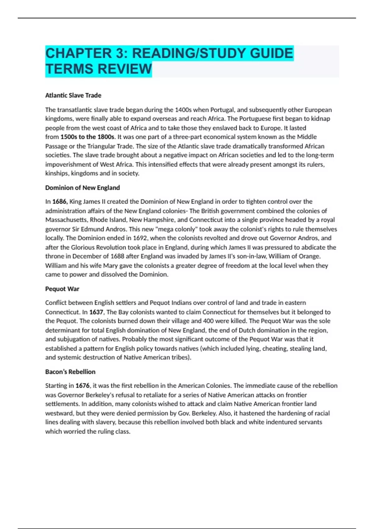 CHAPTER 3: READING/STUDY GUIDE TERMS REVIEW - Bates’ Guide To Physical ...