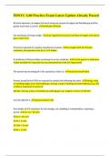 FDNYC G60 Practice Exam  Questions with Correct Answers Latest Update Already Passed