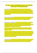 NY Life&comma; Accident&comma; and Health Insurance Agent&sol;Broker  Exam Series 17-55  Questions and Answers Already Passed