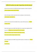 OSHA 30 section one quiz and Answers  inspections already passed