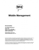 Samenvatting Middle management