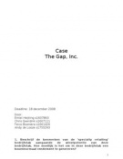 Case The Gap uitwerking