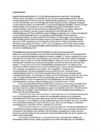 Stof contractenrecht (UvT). J. Hijma c.s., Rechtshandeling en overeenkomst + G.T. de Jong, Niet-nakoming van verbintenissen + artikelen