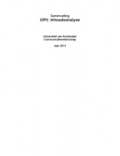 Samenvatting Inhoudsanalyse (OPII)   VB Tentamenvragen
