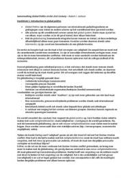 Samenvatting Global Politics Hst&period;1-Hst&period;3 