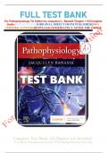 FULL TEST BANK For Pathophysiology 7th Edition by Jacquelyn L. Banasik Chapter 1-54|Complete Guide