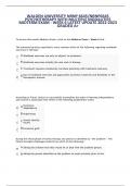 WALDEN UNIVERSITY NRNP 6645&sol;NRNP6645 PSYCHOTHERAPY WITH MULTIPLE MODALITIES MIDTERM EXAM - WEEK 6 LATEST UPDATE 2022-2023 GRADED A&plus; To access this week's Midterm Exam&comma; click on the Midterm Exam - Week 6 link&period; The advanced practice psychiatric nurse rea