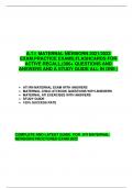 A&period;T&period;I MATERNAL NEWBORN 2021&sol;2022 EXAM&comma;PRACTICE EXAMS&comma;FLASHCARDS FOR ACTIVE RECALL&comma;&lpar;300&plus; QUESTIONS AND ANSWERS AND A STUDY GUIDE ALL IN