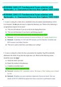  NURSING 5308 ATI Fundamental Exam solution with Rationales A+ Guaranteed Success New Update 2023-2024.docx