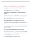 CPSI Section 1 Exam 44 Questions with Verified Answers&comma;100&percnt; CORRECT