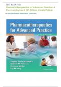  TEST BANK FOR Pharmacotherapeutics for Advanced Practice: A Practical Approach Fifth Edition( Virginia Poole Arcangelo, Andrew M. Peterson)2023|2024 perfect solution