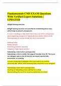 Fundamentals CMS EXAM Questions  With Verified Expert Solutions |  UPDATED