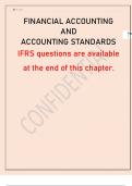 FINANCIAL ACCOUNTING AND ACCOUNTING STANDARDS.