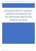 Chapter1 Introduction to the Role of Advanced Practices Nursing Multiple Choice 
