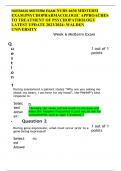 NURS6630 MIDTERM EXAM NURS 6630 MIDTERM EXAM&colon;PSYCHOPHARMACOLOGIC APPROACHES TO TREATMENT OF PSYCHOPATHOLOGY LATEST UPDATE 2023&sol;2024&colon; WALDEN UNIVERSITY