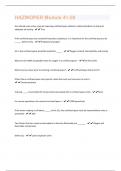 HAZWOPER 2024 EXAM PACKAGE DEAL GRADED A&plus;