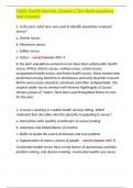 Public Health Nursing&colon; Chapter 2 Test Bank questions And Answers 