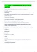 PN1 exam 1 Questions with 100&percnt; Correct Answers 