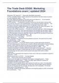 The Trade Desk EDGE&colon; Marketing Foundations exam &vert; updated 2024