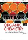Organic Chemistry 11th Edition by Solomons Fryhle Snyder - Test Bank