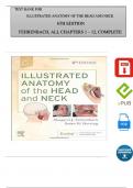 Illustrated Anatomy of the Head and Neck 6th Edition TEST BANK by Margaret J&period; Fehrenbach&comma; Susan W&period; Herring&comma; All Chapters 1 - 12&comma; Complete Newest Version