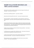 NASM Virtual EXAM 2023&sol;2024 with 100&percnt; correct answers