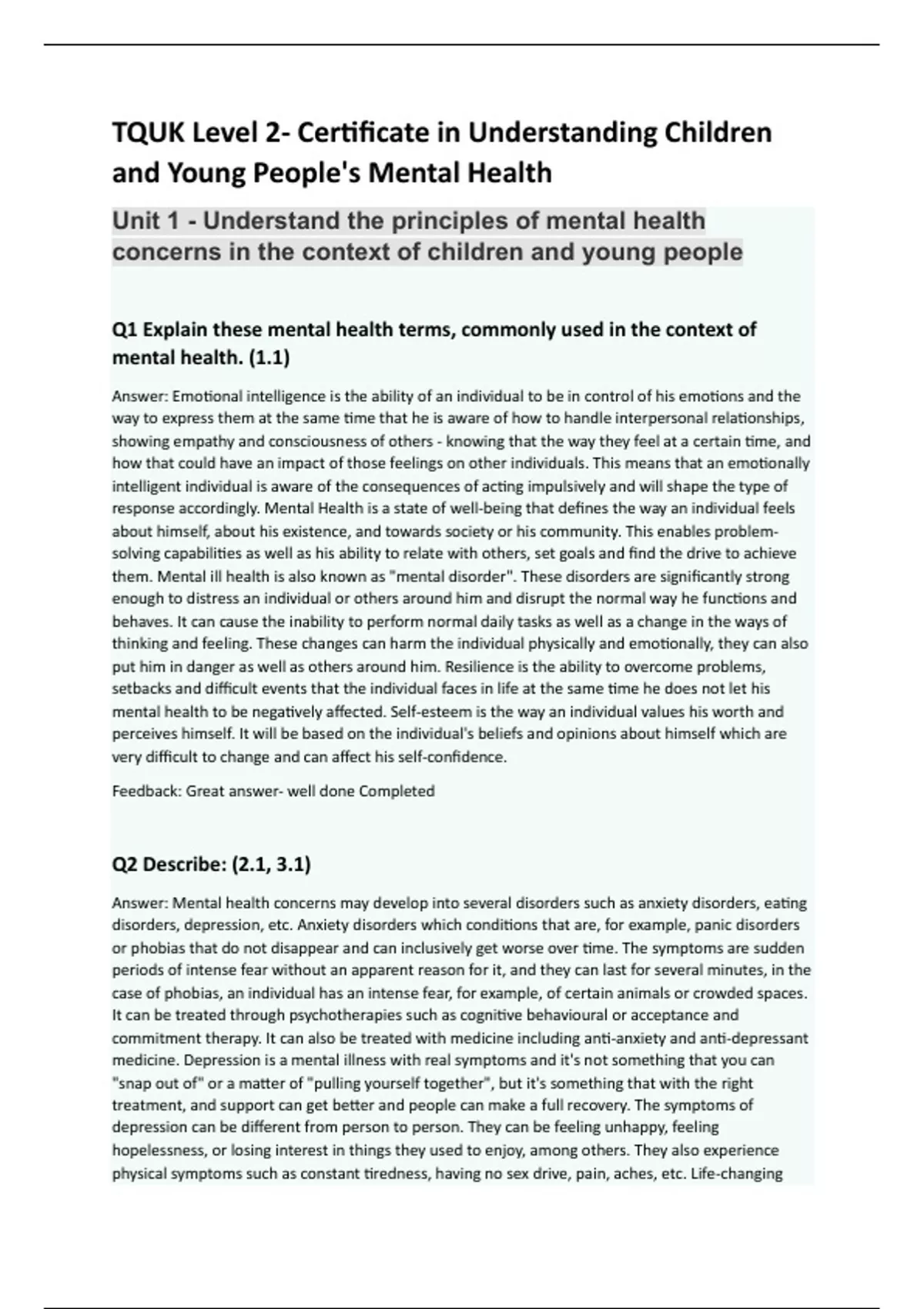 Understanding Children and Young People's Mental Health - Children and ...