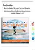 Psychological Science, 7th Edition TEST BANK by Elizabeth A. Phelps, Elliot Berkman, All Chapters 1 - 15, Complete Newest Version