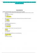 GEOG 203 FINAL EXAM CHEAT SOLUTION PRACTICE QUESTIONS AND ANSWERS Concordia University