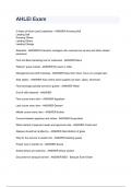 AHLEI Exam 100&percnt; VWRIFIED 2023&sol;2024