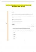 RN ATI COMPREHENSIVE PREDICTOR EXIT EXAM 2023 WITH NGN FINAL VERSION