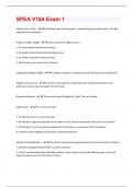 SPEA V184 Exam 1 Questions With Complete Answers.