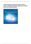 Solutions Manual for Microeconomics, Dean S.  Karlan, Jonathan J. Morduch, Rafat Alam & Andrew  Wong, 2nd Canadian Edition