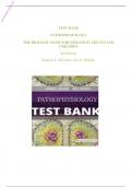 8TH EDITION RATIONALE PATHOPHYSIOLOGY TEST BANK  |THE BIOLOGIC BASIS FOR DISEASE IN ADULTS AND CHILDREN BY KATHRYN L. MCCANCE, SUE E. HUETHER |CHAPTERS 1-50