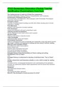 FTCE Elementary Education &lpar;Florida Teacher Certification Examination&rpar;&comma; Exam Bank