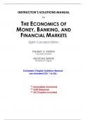 Solutions for The Economics of Money, Banking and Financial Markets, 8th Canadian Edition Mishkin (All Chapters included)